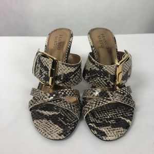 Franco Sarto Snakeskin Heels